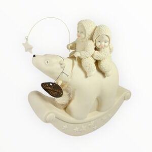Dept 56 Snowbabies‎ "Just Follow The Star" Polar Bear Angels Figurine